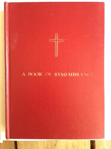 A Book of Remembrance by S. Joseph Platt
